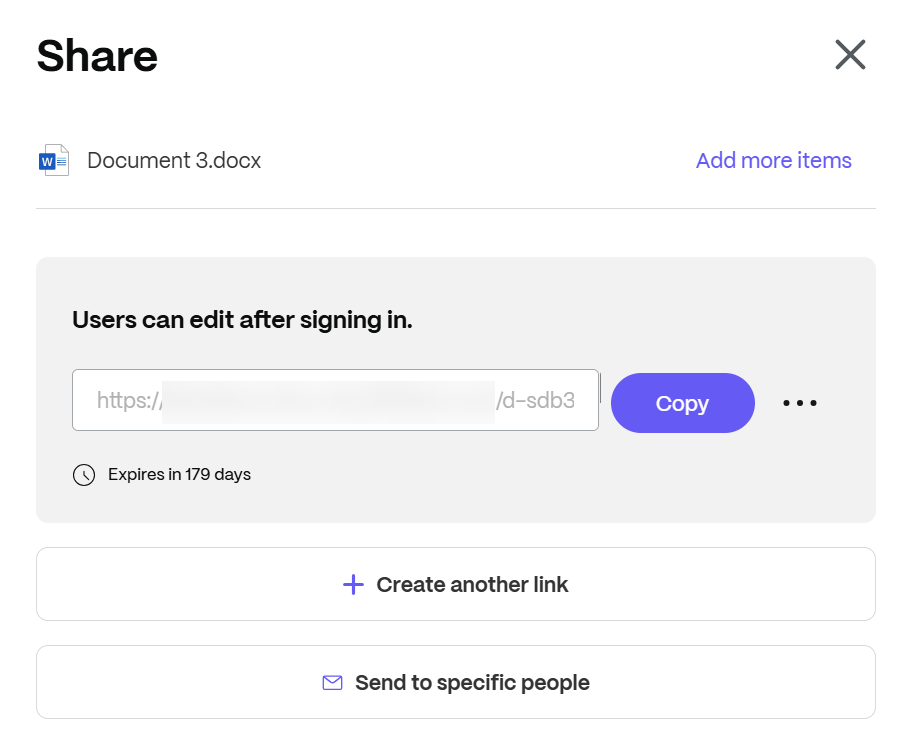 get a link editable