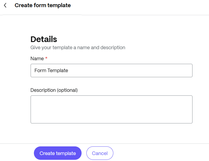 Standalone Form Template 2