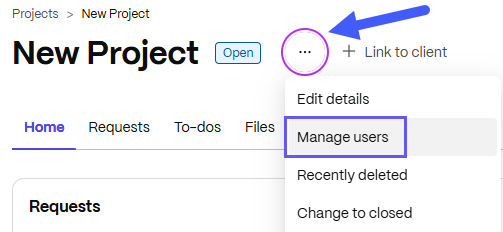 manage user