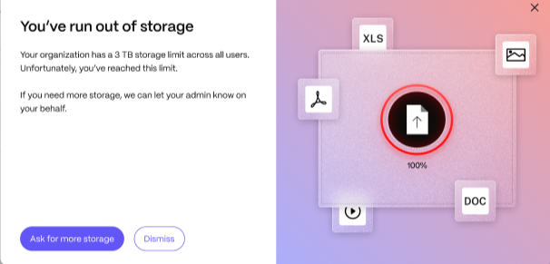 Storage usage indicator 5
