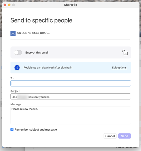 Get a link editable