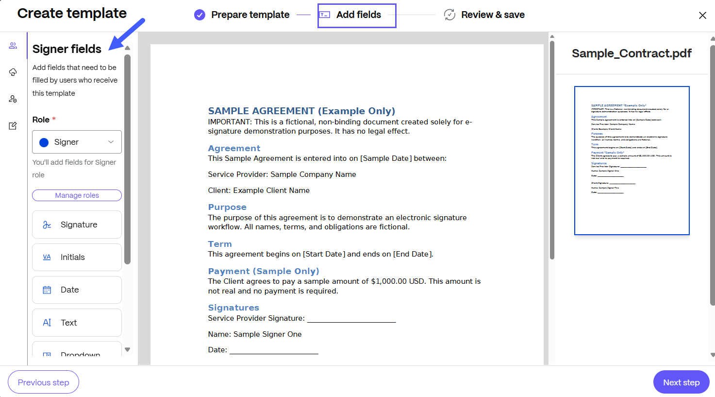 Standalone Document Template