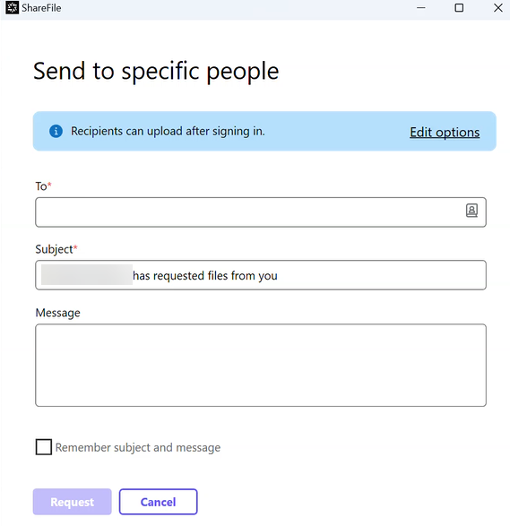 Open file in ShareFile for Windows screen