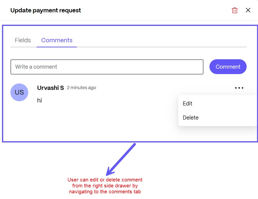 comment capability