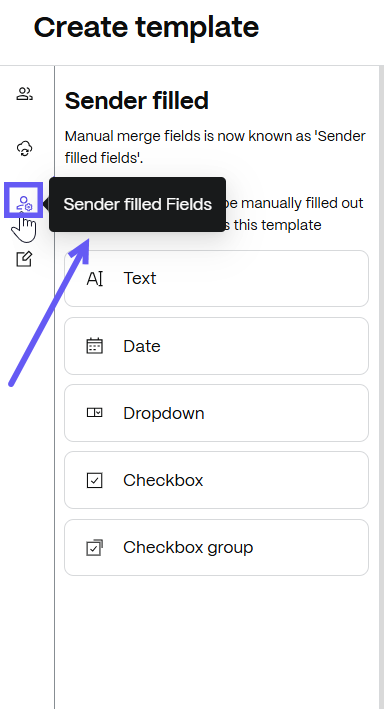 SF create template