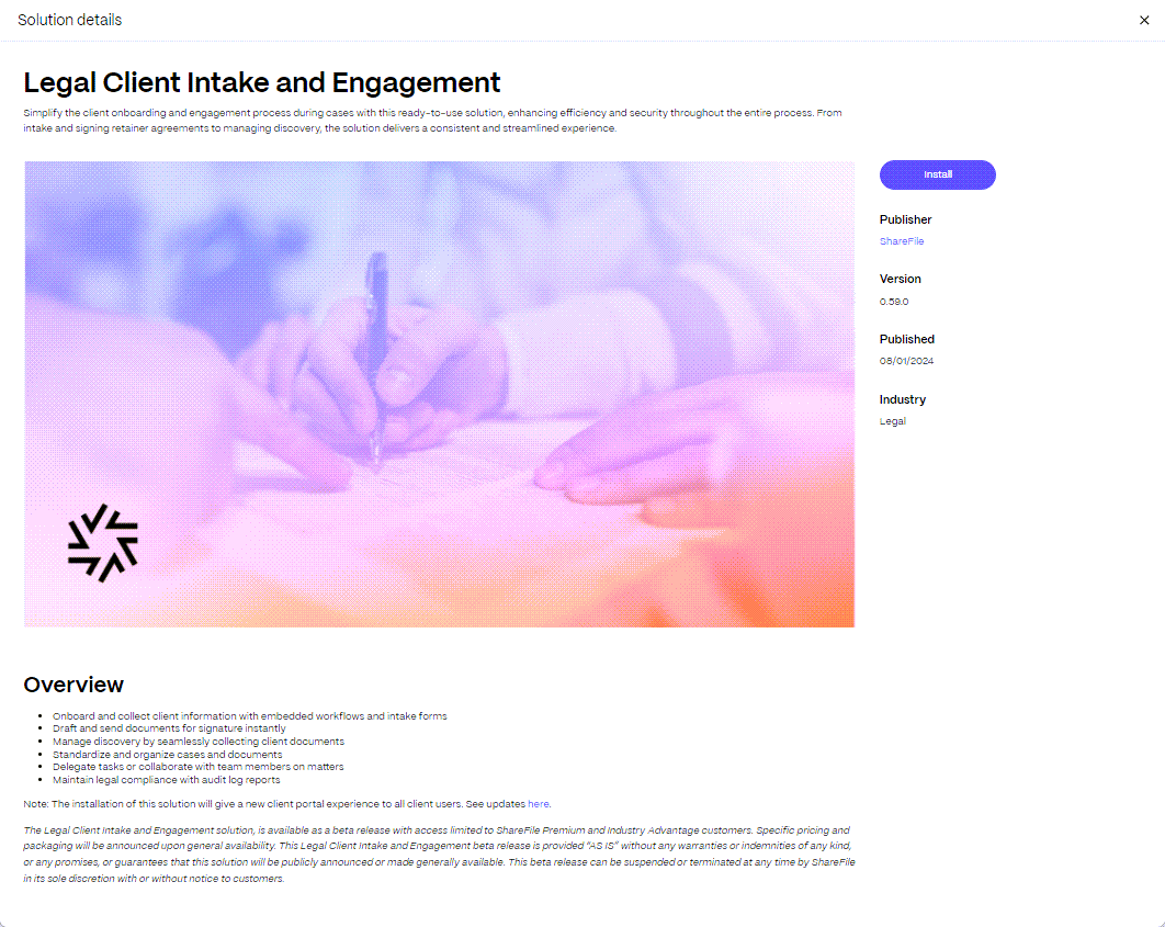SF start page