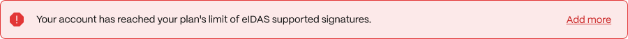 Admin limits