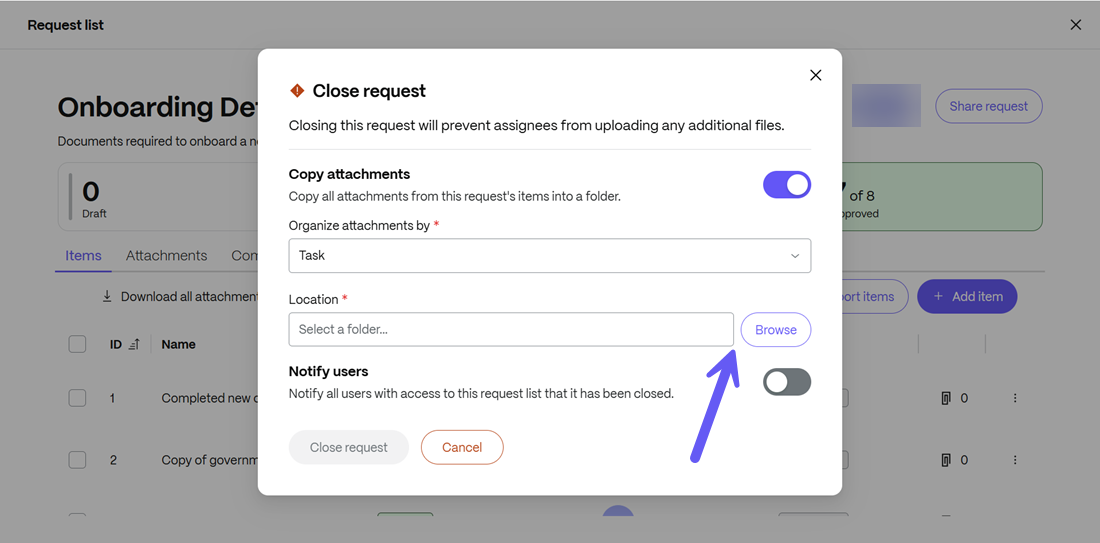 Copy on CLose 4