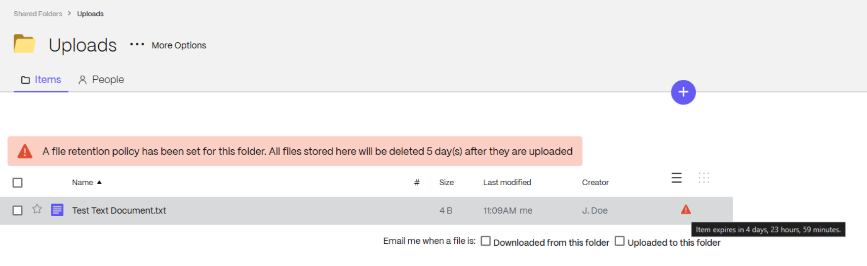 Notification