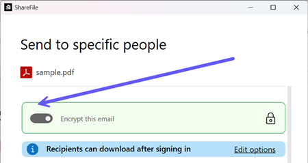 Get a link editable