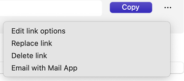 Link options