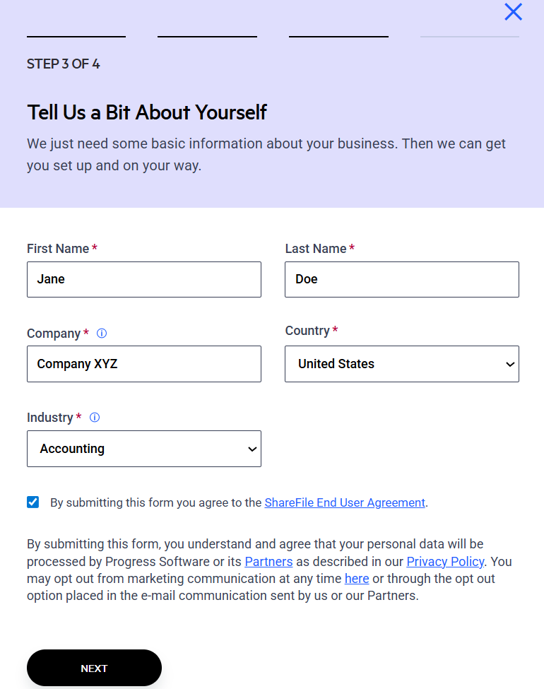 SF start page