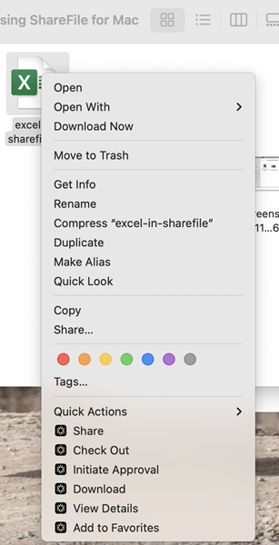 Finder sidebar