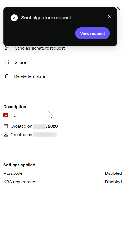 SF sender filled fields