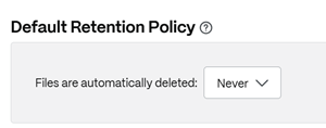 Default retention