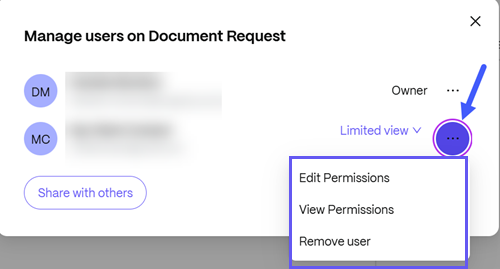 Manage users