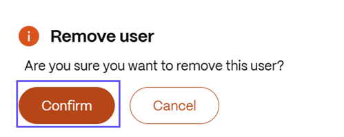 Remove users