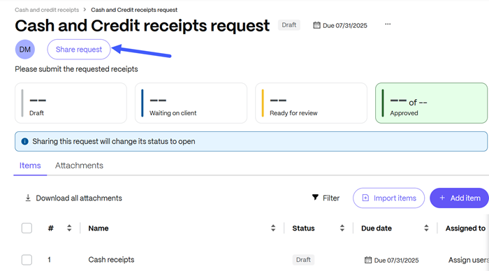 Docs request