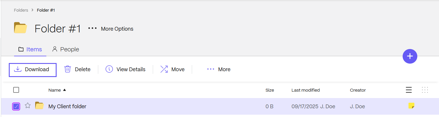 Download Folder
