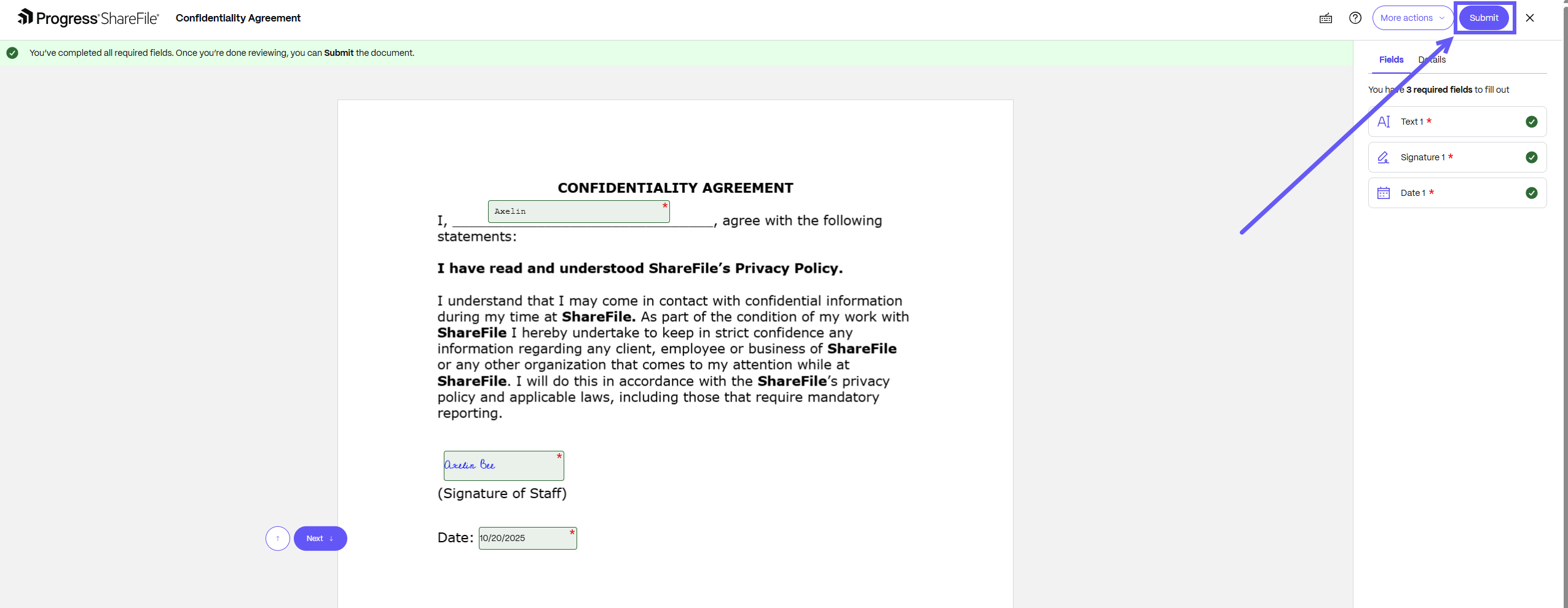 E-Sign Client Portal