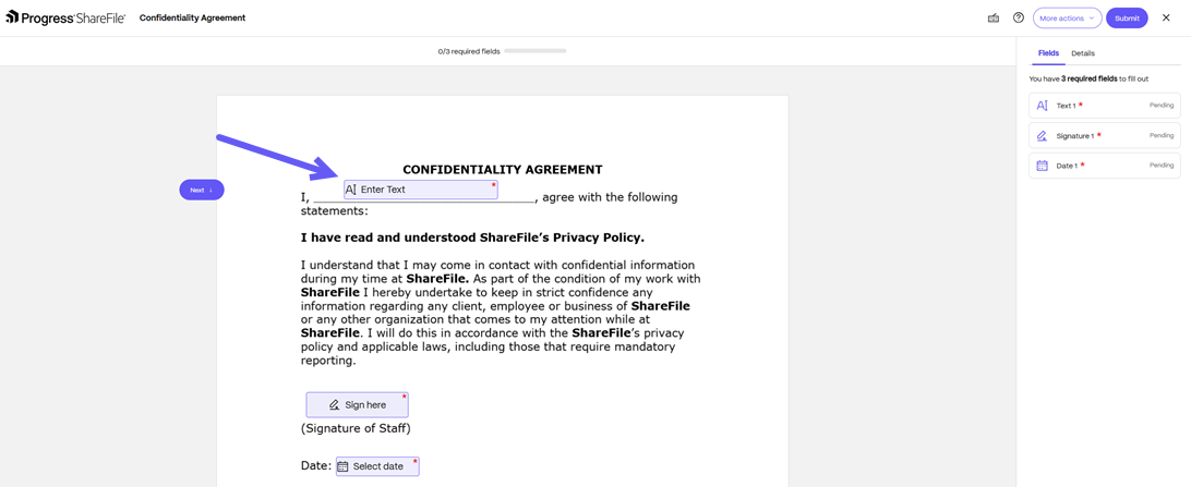 E-Sign Client Portal