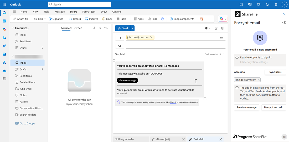 Email Encrypted 5