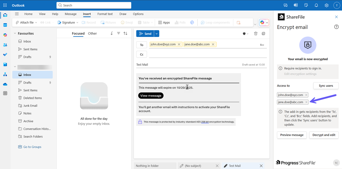 Email Encrypted 7