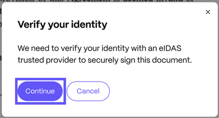 Sign signature request