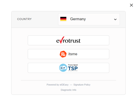 Sign signature request