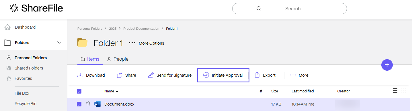 feedback and approval
