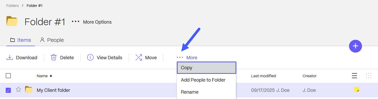 copy folder
