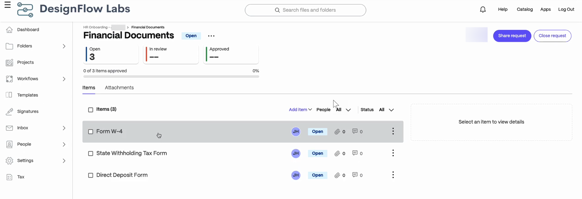 HR Onboarding DesignFlow 5