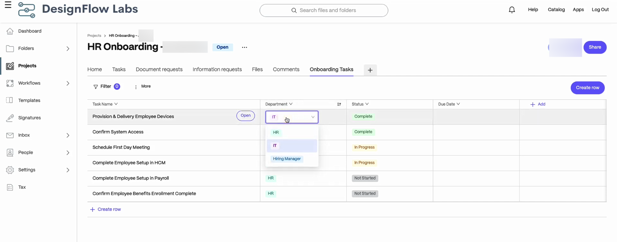 HR Onboarding DesignFlow 12