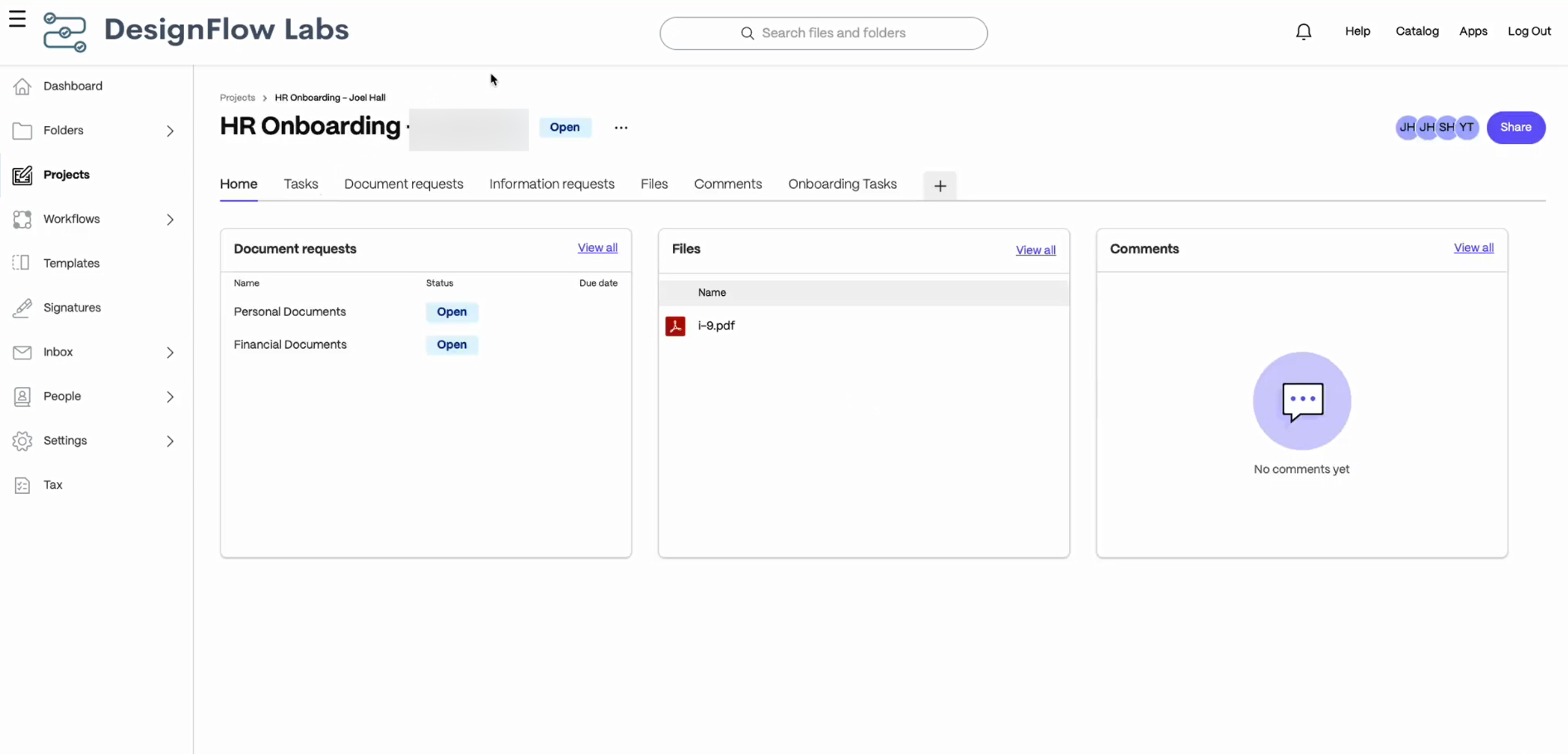 HR Onboarding DesignFlow 1