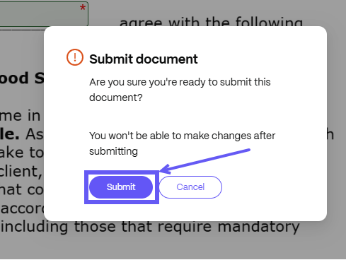 Sign a document