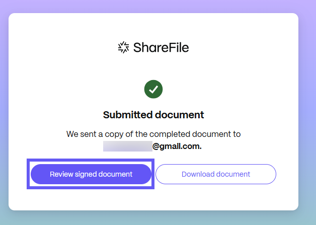 Sign a document