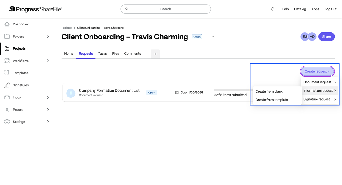 Information Request 1