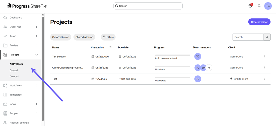 Project Listing 1