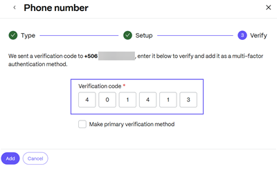 Verify Phone Code