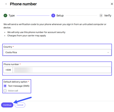 MFA Phone