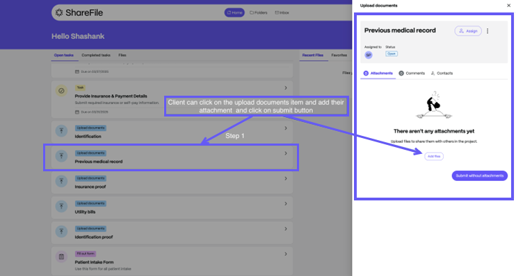 project experience template