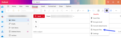 Request Files Outlook 1