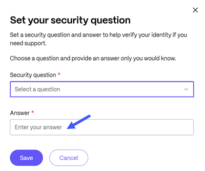 Security question