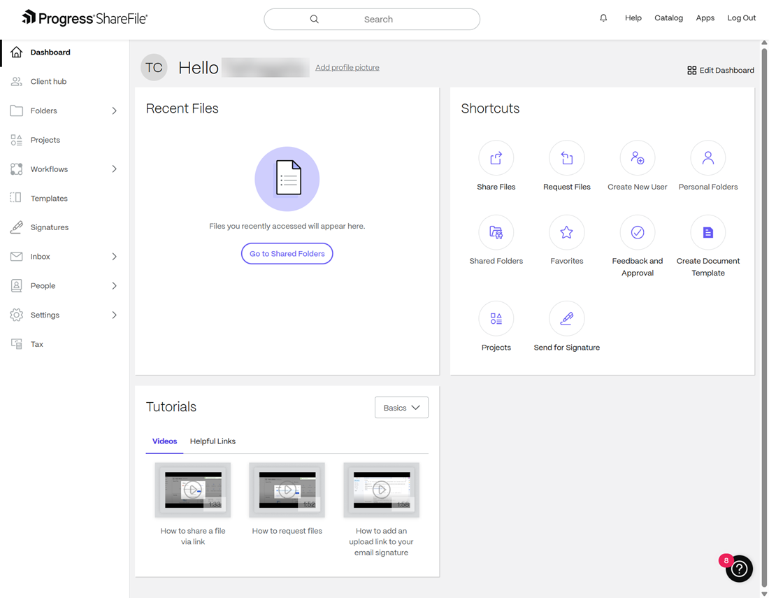 SF start page