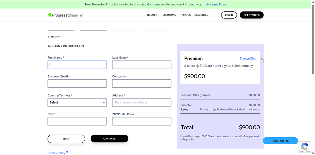 SF start page