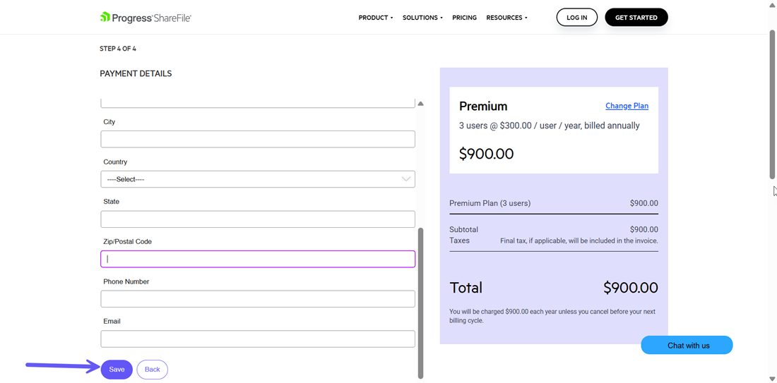 SF start page
