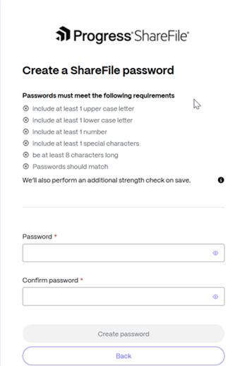 Email activation message