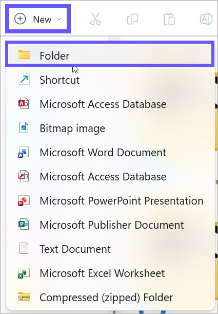 ShareFile new folder
