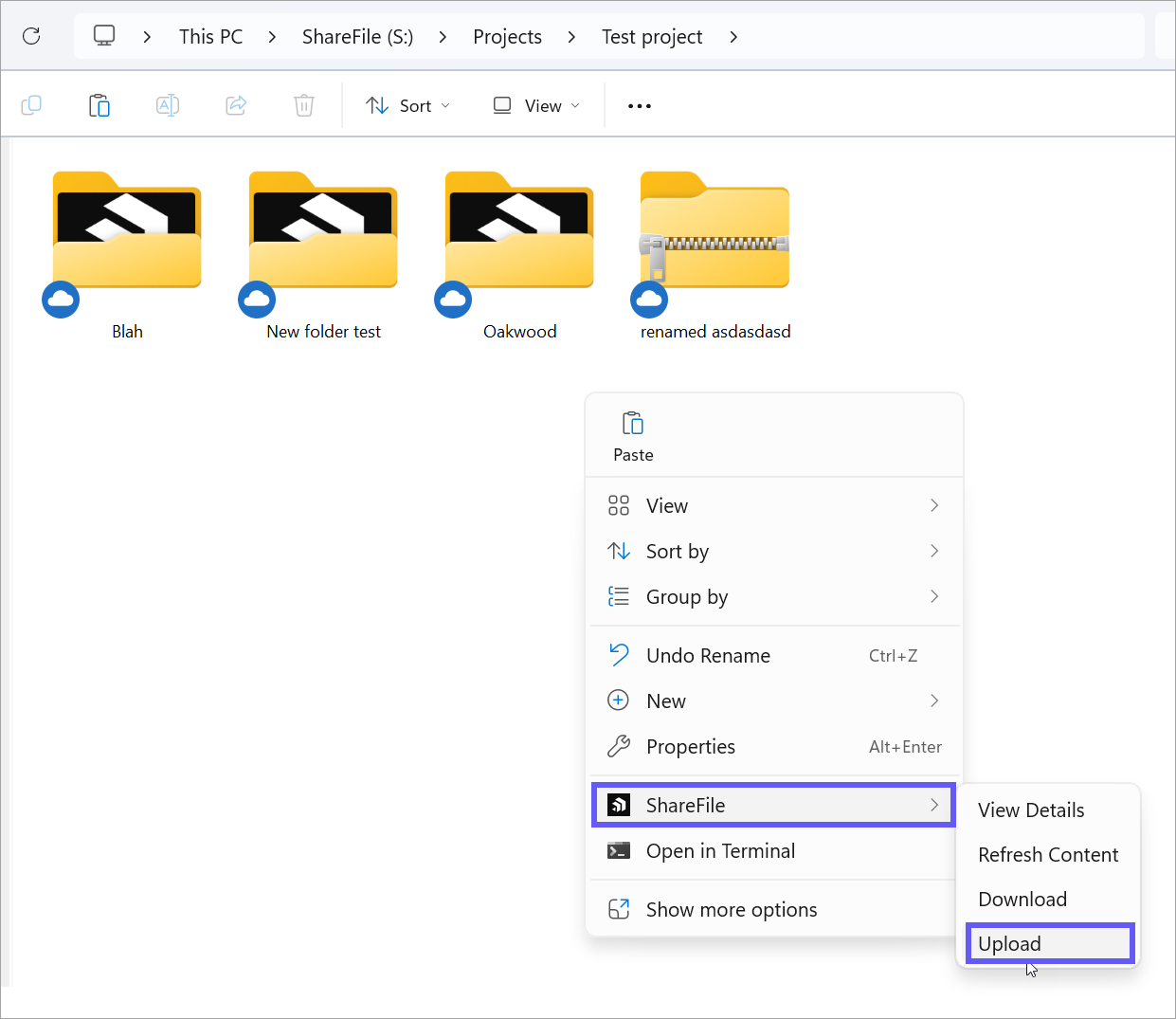 Windows Upload Files