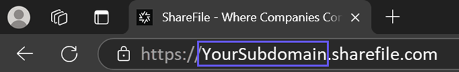 Create Edit SF Subdomain